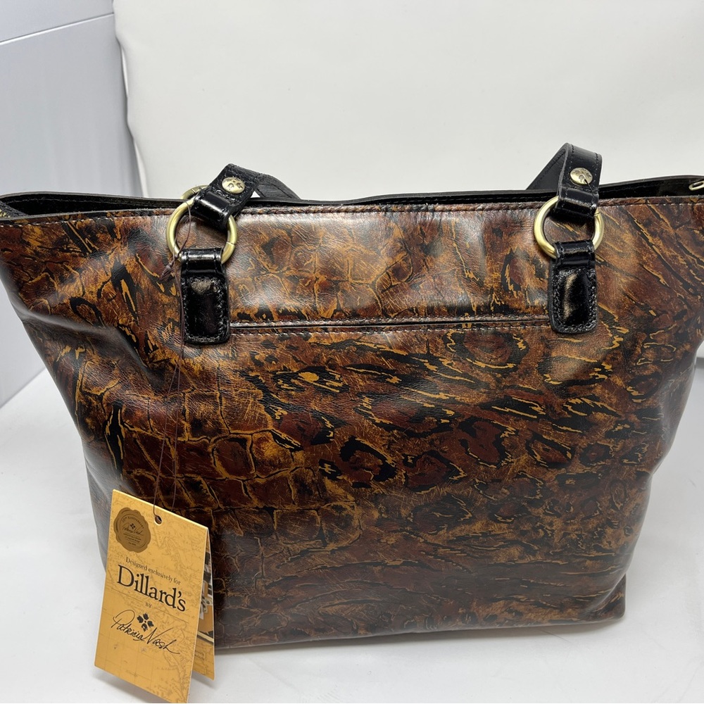 Patricia Nash Animal Print Lindsell Tote